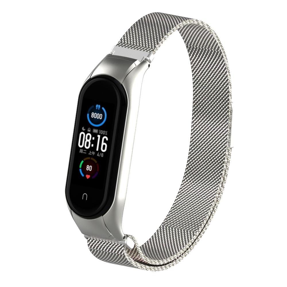 Armband Milanese Xiaomi Mi Band 5/6 silver