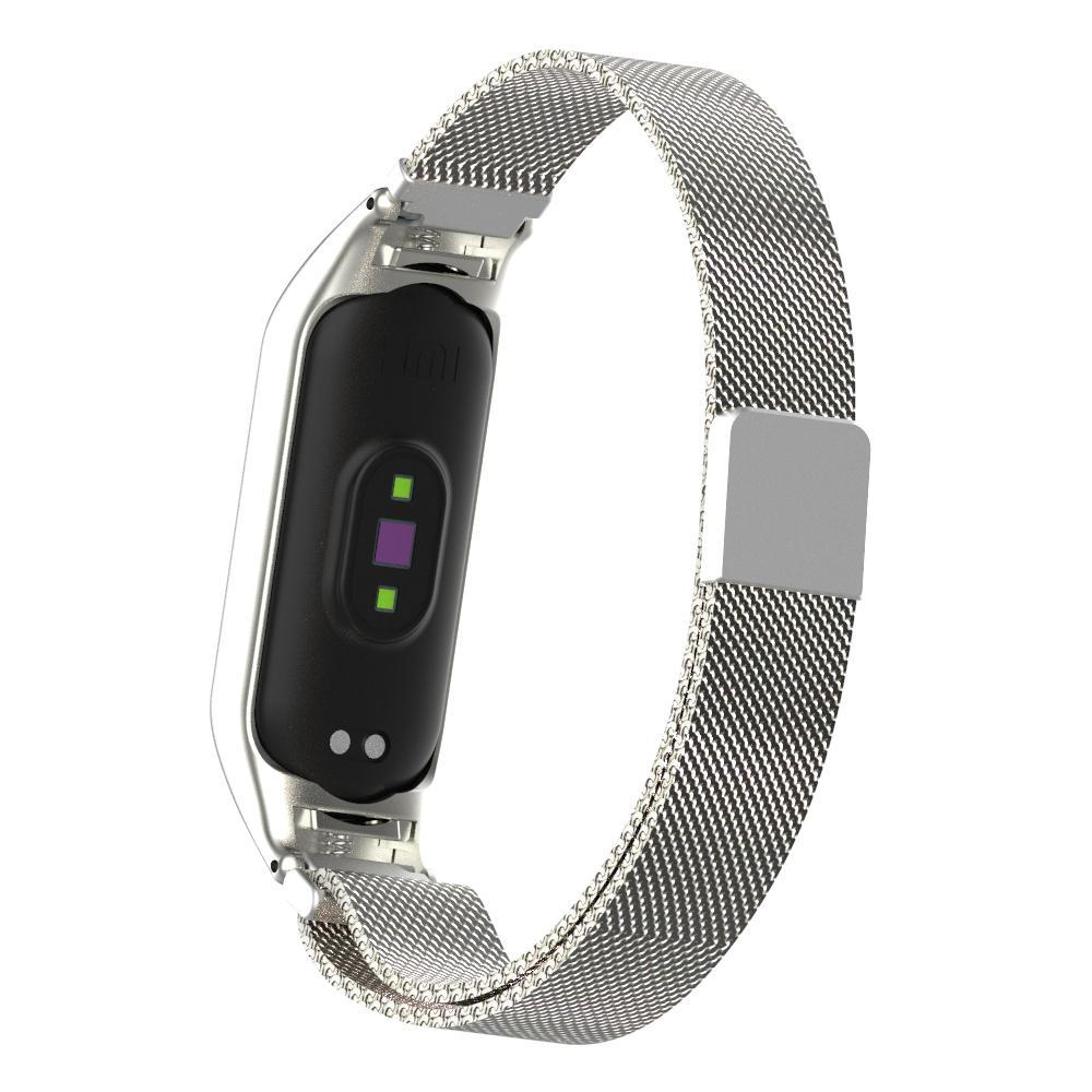 Armband Milanese Xiaomi Mi Band 5/Mi Band 6 Silver