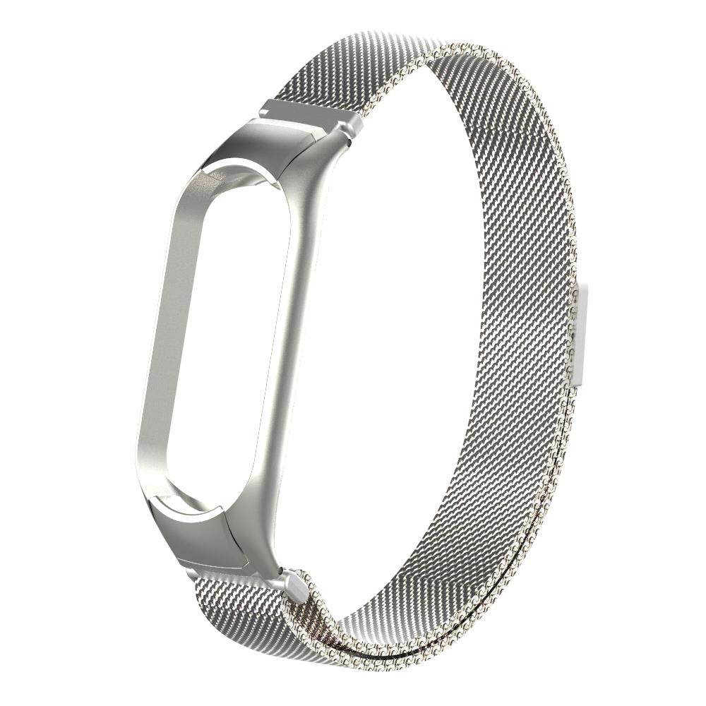 Armband Milanese Xiaomi Mi Band 5/Mi Band 6 Silver