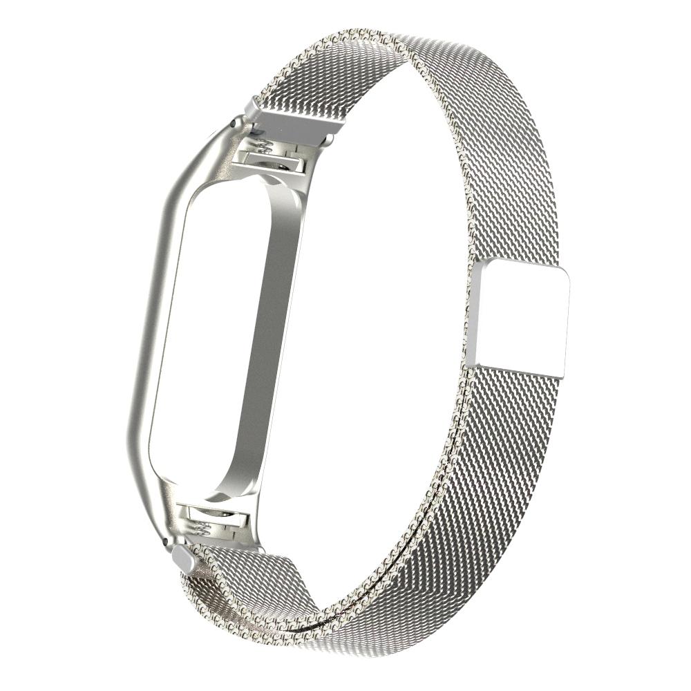 Armband Milanese Xiaomi Mi Band 5/Mi Band 6 Silver