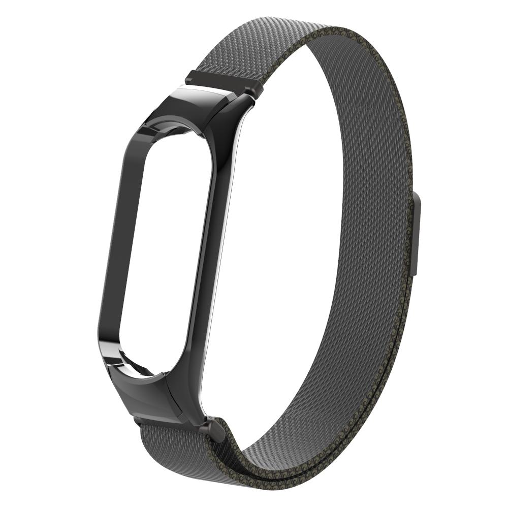 Armband Milanese Xiaomi Mi Band 5/6 svart