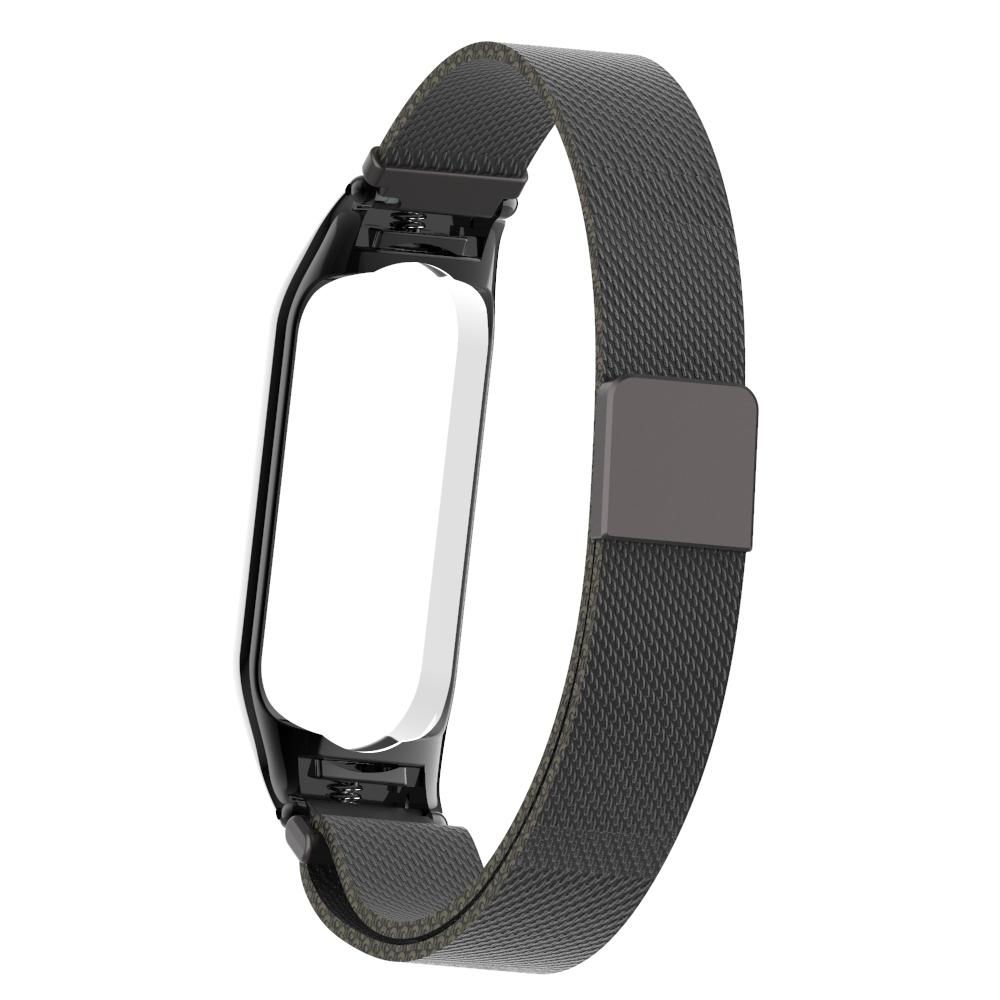 Armband Milanese Xiaomi Mi Band 5/6 svart