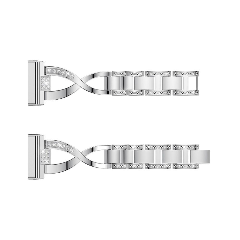 Crystal Bracelet Fitbit Versa 4 silver