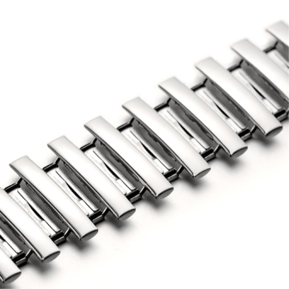 Elastiskt Metallarmband Apple Watch 41mm Series 8 silver