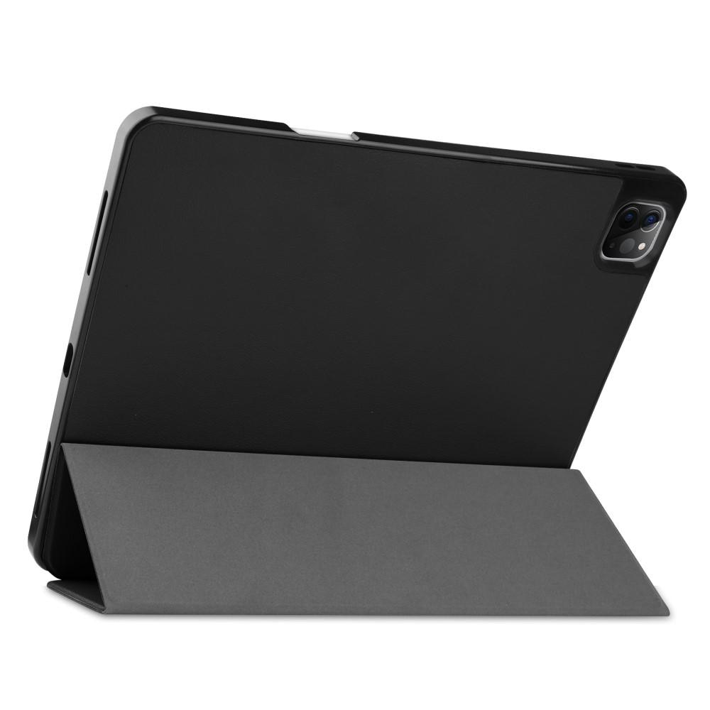 Fodral Tri-fold med Pencil-hållare iPad Pro 12.9 2021 svart