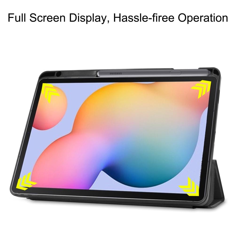 Fodral Tri-fold med S Pen-hållare Galaxy Tab S6 Lite 10.4 svart