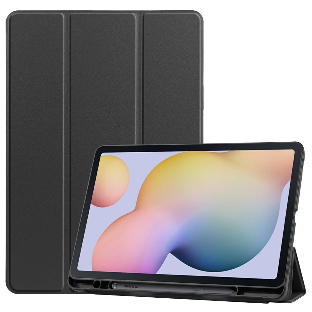 Fodral Tri-fold med S Pen-hållare Galaxy Tab S7/S8 svart
