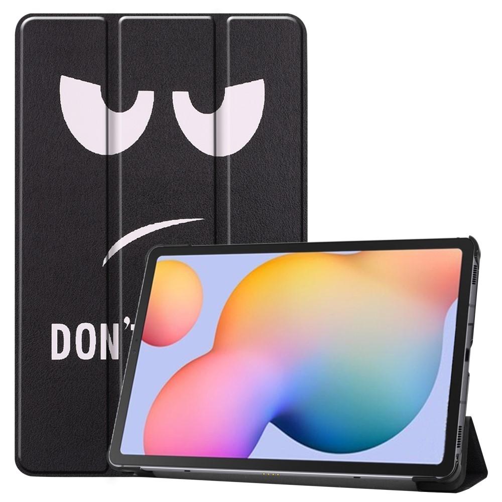 Fodral Tri-fold Samsung Galaxy Tab S6 Lite 10.4 - Don't Touch Me