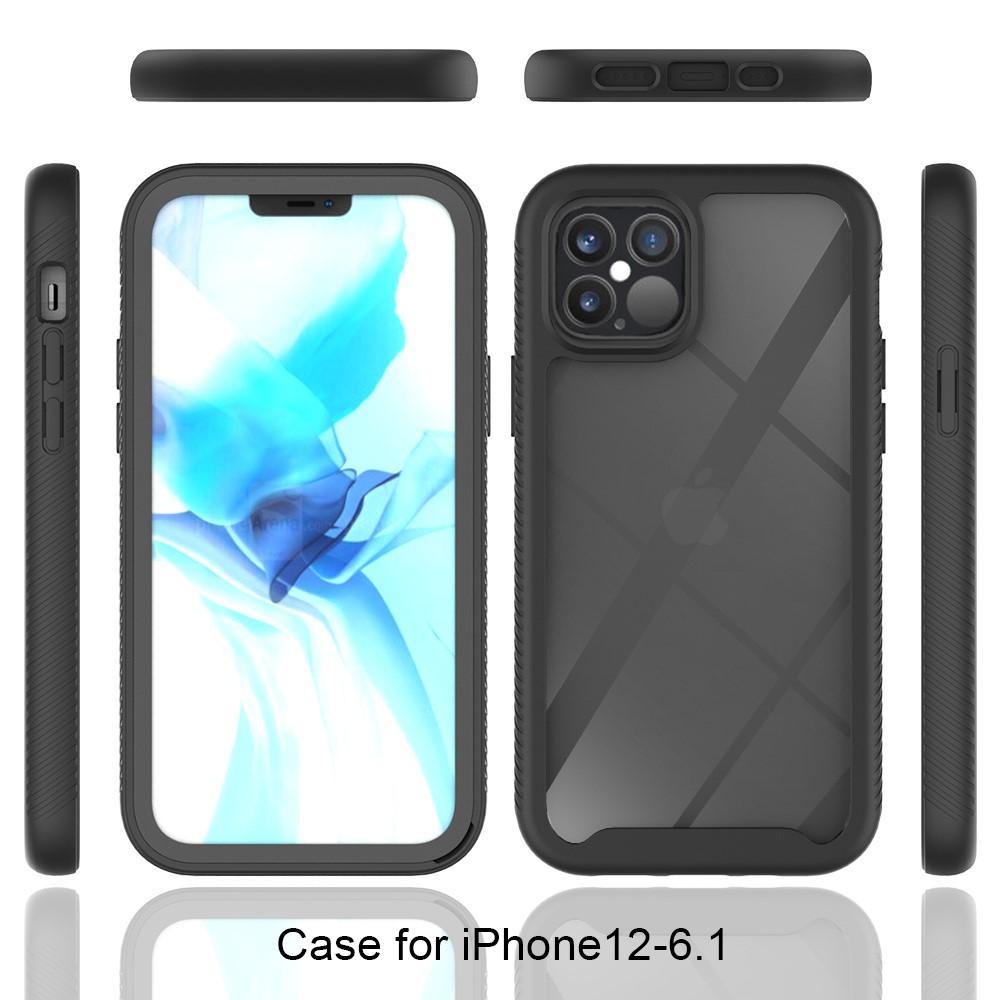 Full Cover Skal iPhone 12/iPhone 12 Pro Svart