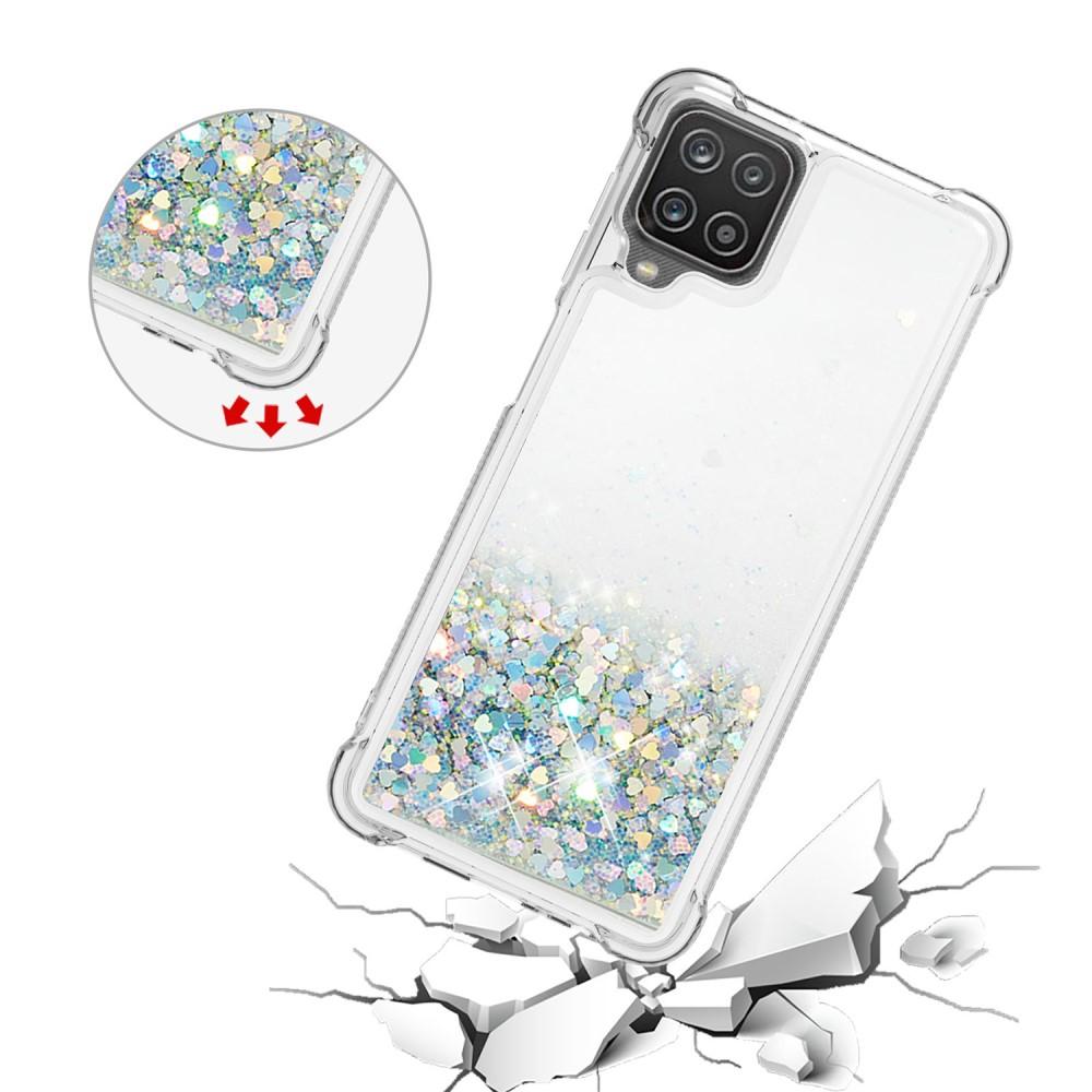 Glitter Powder TPU Case Galaxy A12 Silver