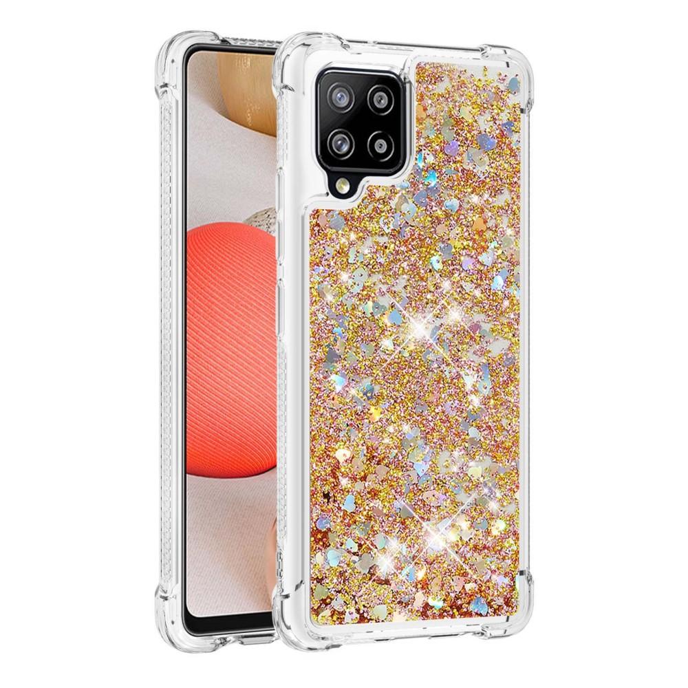 Glitter Powder TPU Case Galaxy A42 5G Guld
