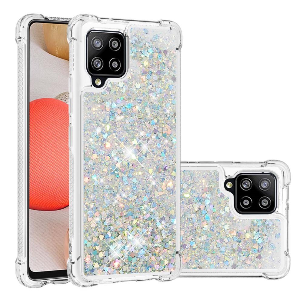 Glitter Powder TPU Case Galaxy A42 5G silver