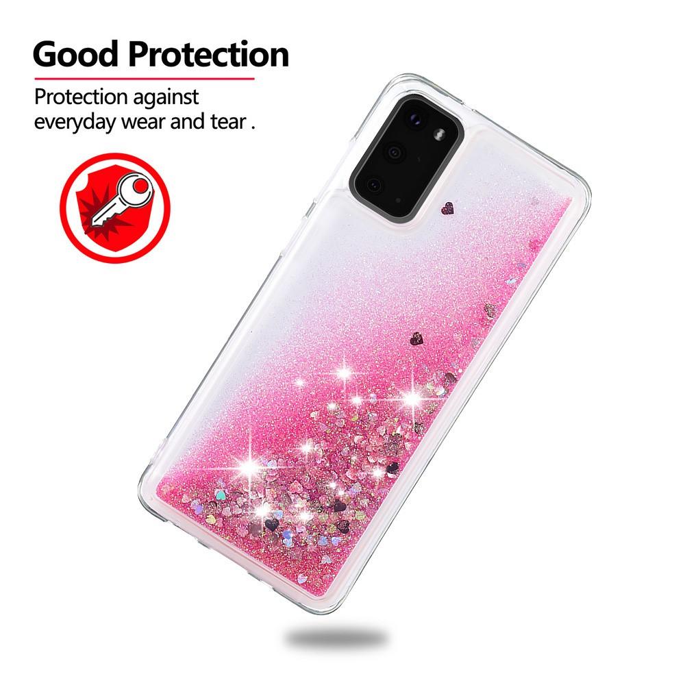 Glitter Powder TPU Case Galaxy S20 Rosa