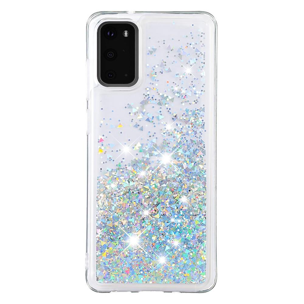 Glitter Powder TPU Case Galaxy S20 Silver