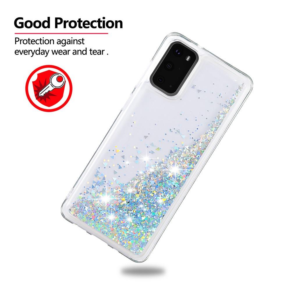 Glitter Powder TPU Case Galaxy S20 Silver