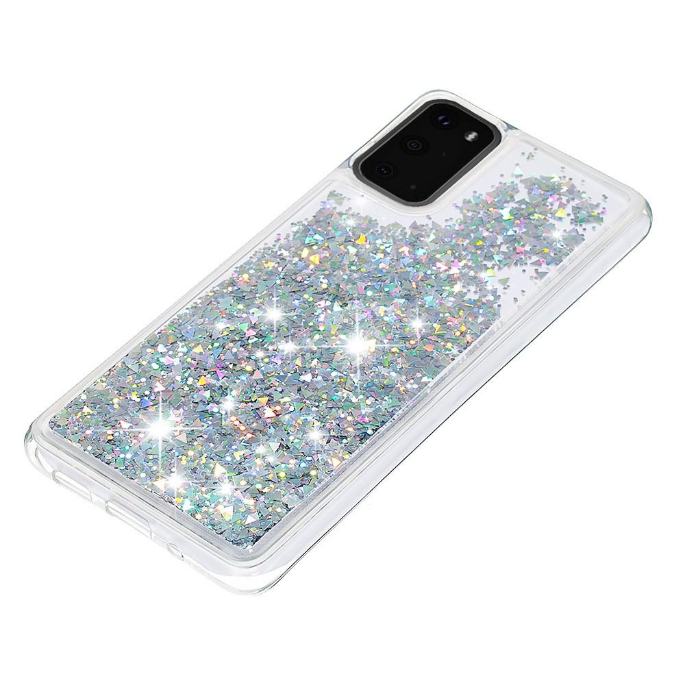 Glitter Powder TPU Case Galaxy S20 Silver