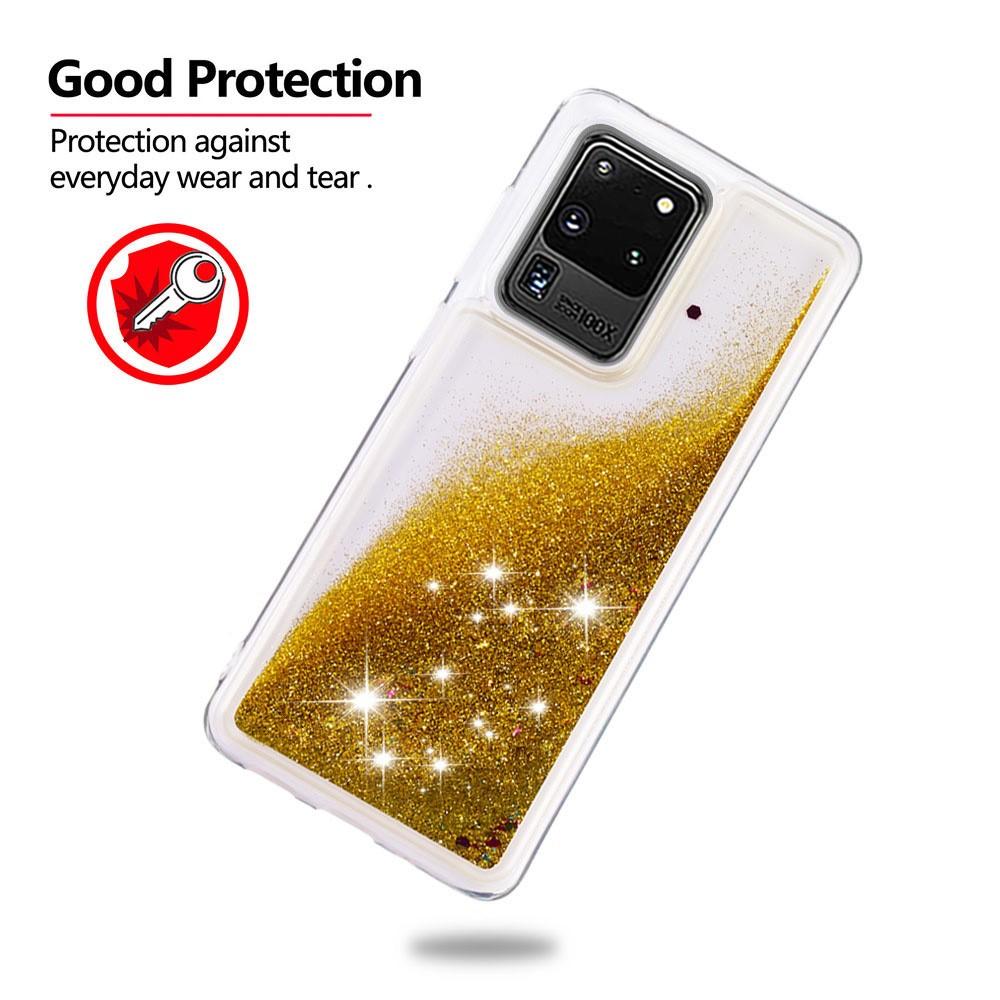 Glitter Powder TPU Case Galaxy S20 Ultra Guld