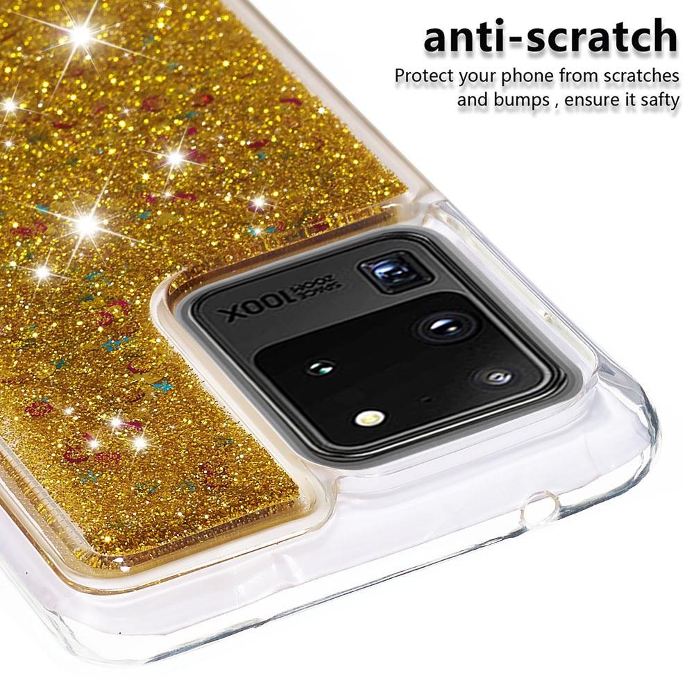 Glitter Powder TPU Case Galaxy S20 Ultra Guld
