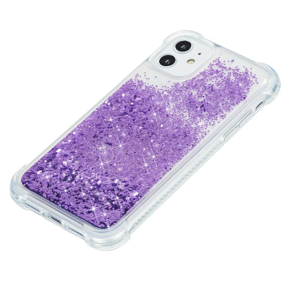 Glitter Powder TPU Case iPhone 12/12 Pro lila