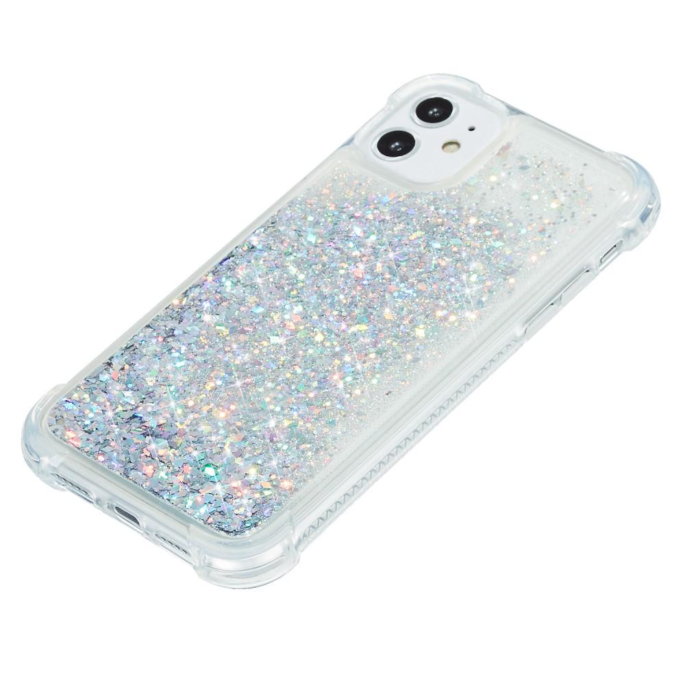 Glitter Powder TPU Case iPhone 12/12 Pro silver