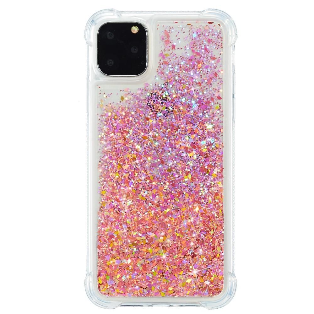 Glitter Powder TPU Case iPhone 12 Mini rosa