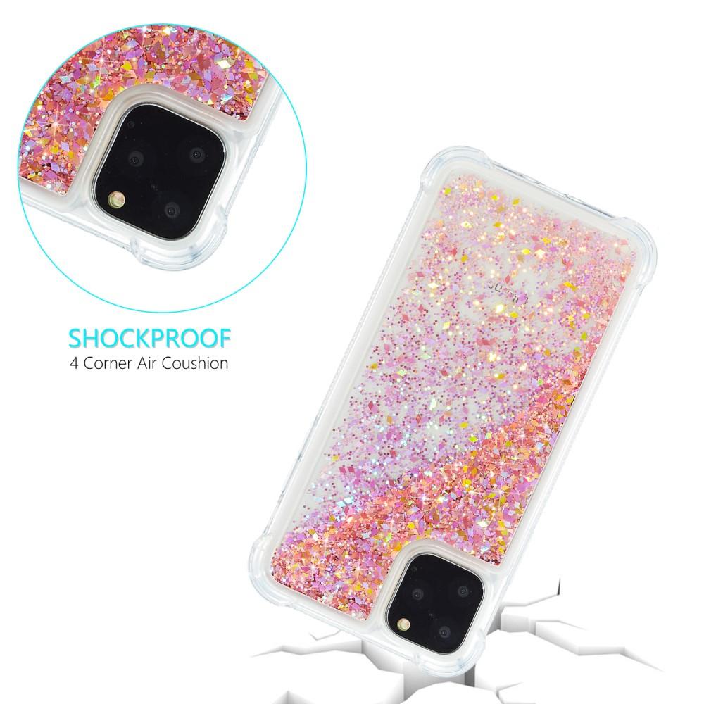 Glitter Powder TPU Case iPhone 12 Mini rosa