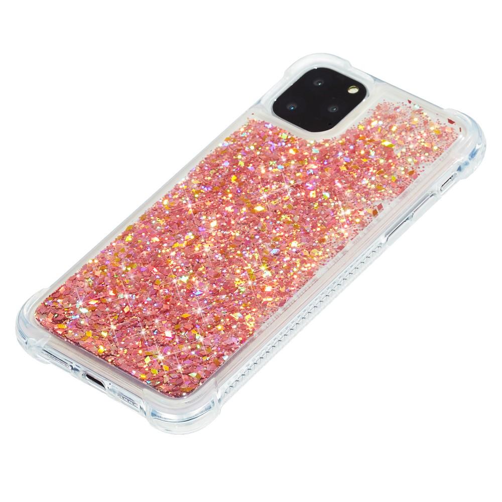 Glitter Powder TPU Case iPhone 12 Mini rosa