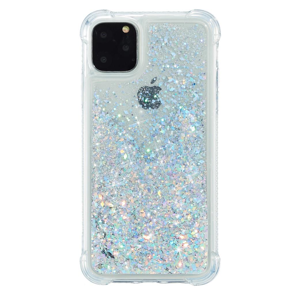 Glitter Powder TPU Case iPhone 12 Mini silver