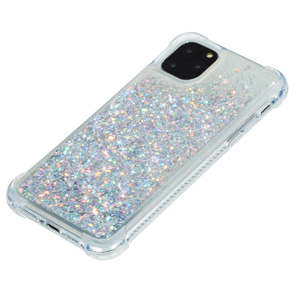 Glitter Powder TPU Case iPhone 12 Mini silver