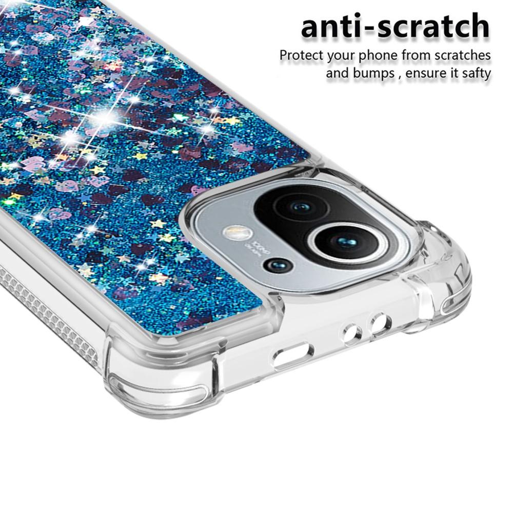 Glitter Powder TPU Case Xiaomi Mi 11 blå