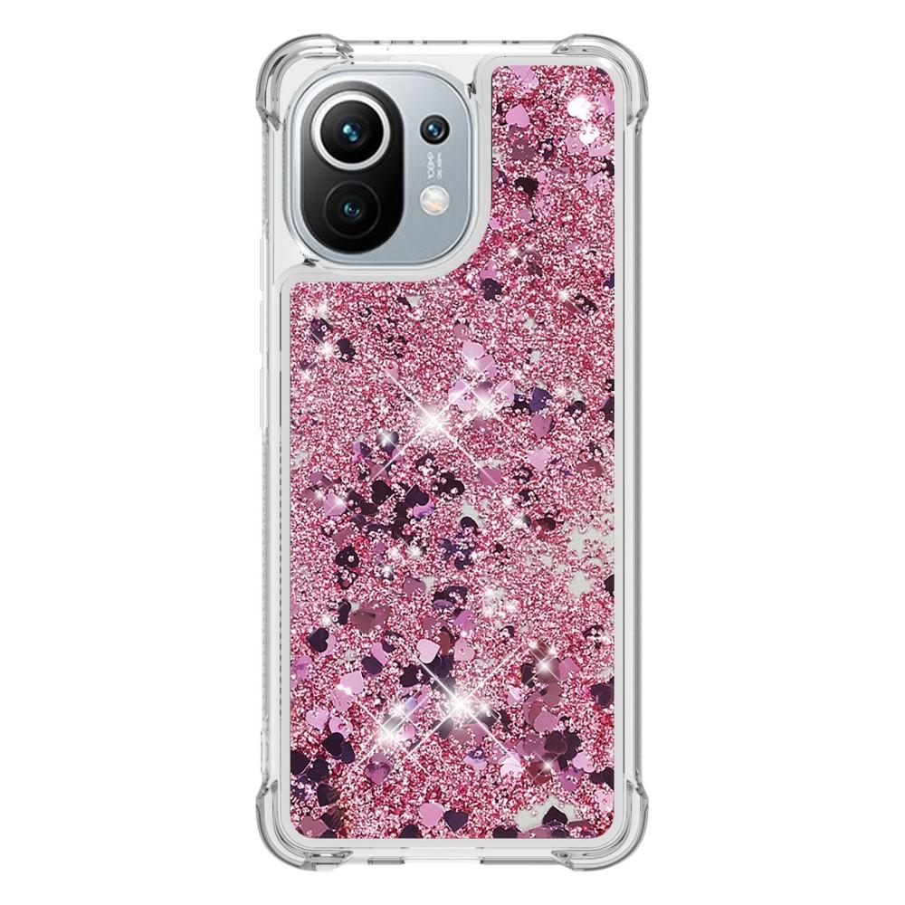 Glitter Powder TPU Case Xiaomi Mi 11 rosa