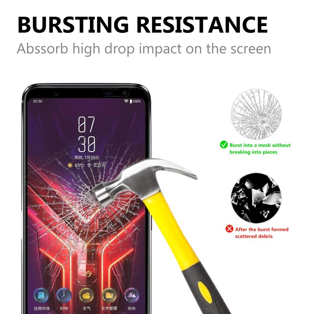 Heltäckande Härdat Glas Skärmskydd Asus ROG Phone 5