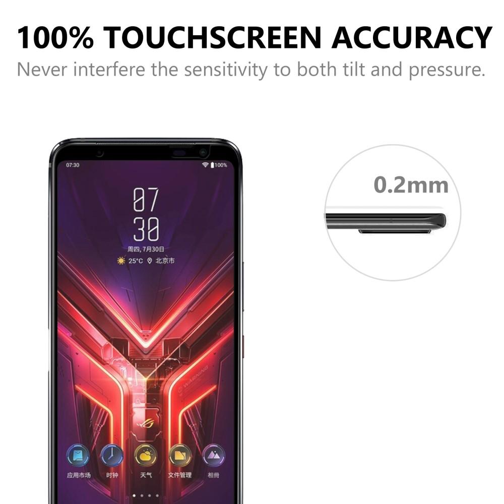Heltäckande Härdat Glas Skärmskydd Asus ROG Phone 5