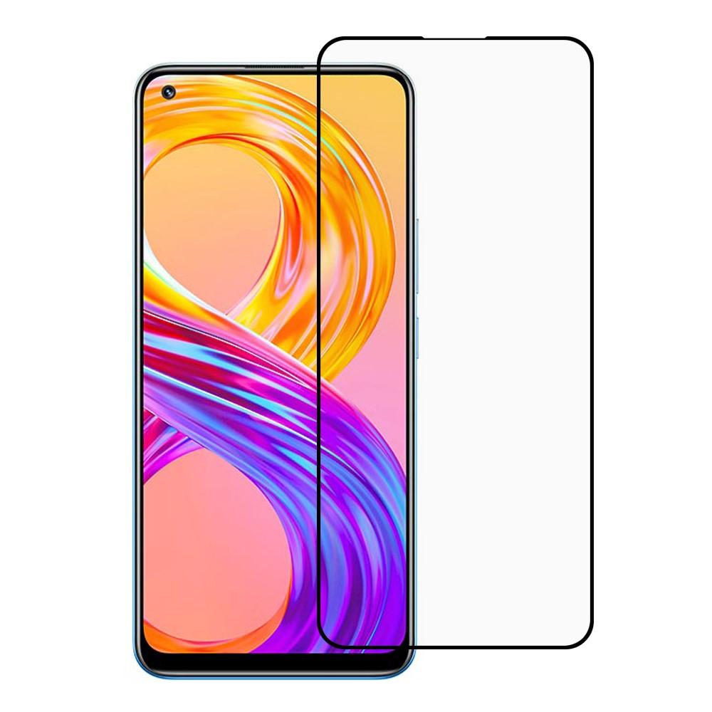 Heltäckande Härdat Glas Skärmskydd Realme 8/8 Pro