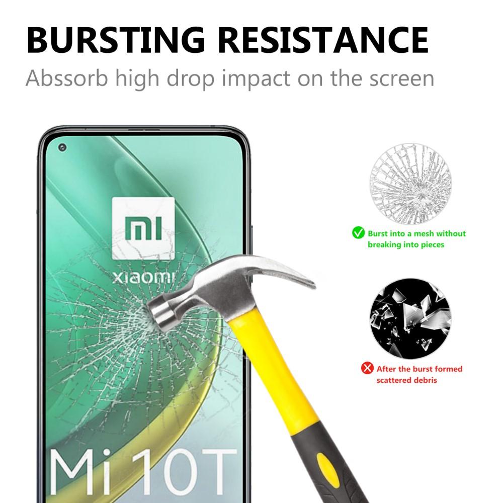 Heltäckande Härdat Glas Skärmskydd Xiaomi Mi 10T/10T Pro svart