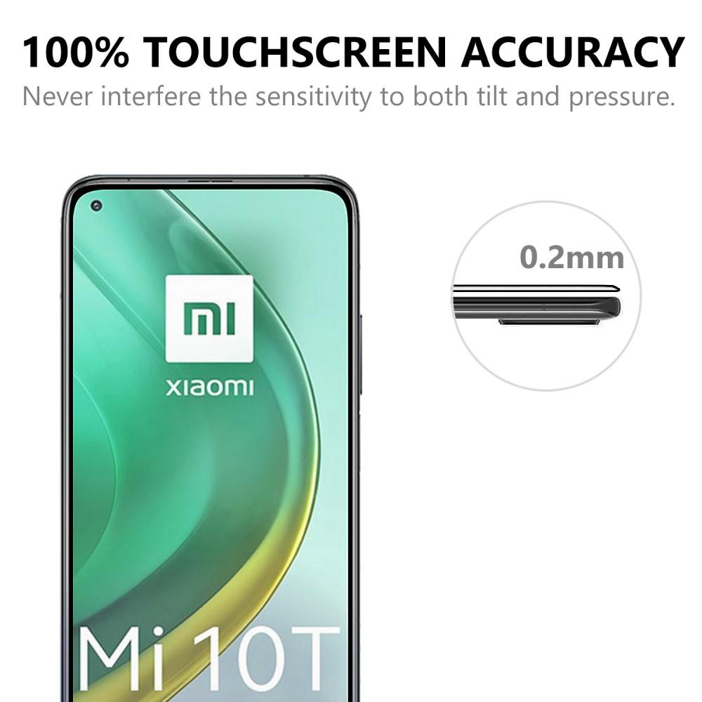 Heltäckande Härdat Glas Skärmskydd Xiaomi Mi 10T/10T Pro svart