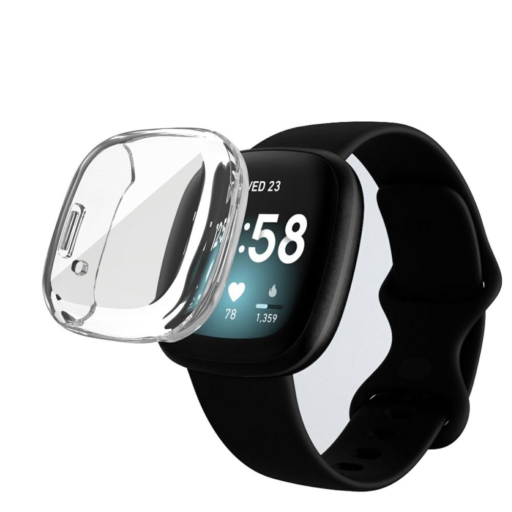 Heltäckande Skal Fitbit Versa 3/Sense transparent