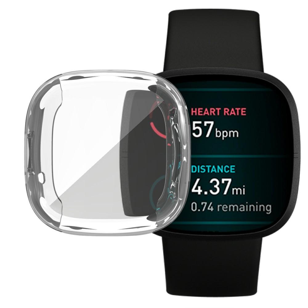 Heltäckande Skal Fitbit Versa 3/Sense transparent