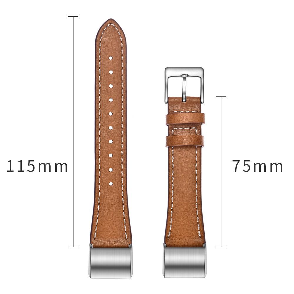 Läderarmband Fitbit Charge 2 Brun