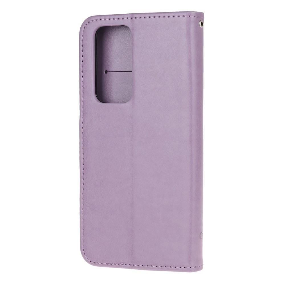 Läderfodral Fjärilar Xiaomi Mi 10T/10T Pro Lila