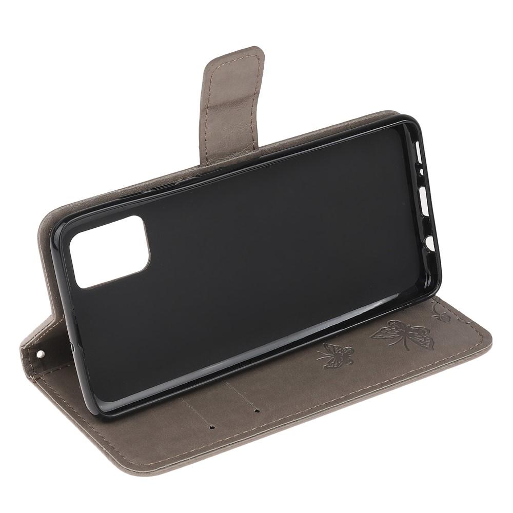 Läderfodral Fjärilar Xiaomi Mi 11i Grå