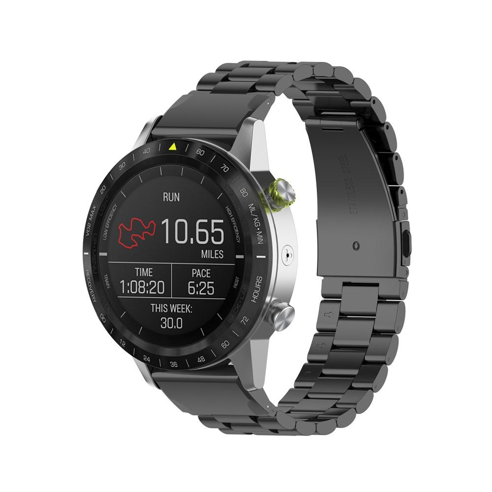 Metallarmband Garmin Fenix 5X/5X Plus/6X/6X Pro/7X svart