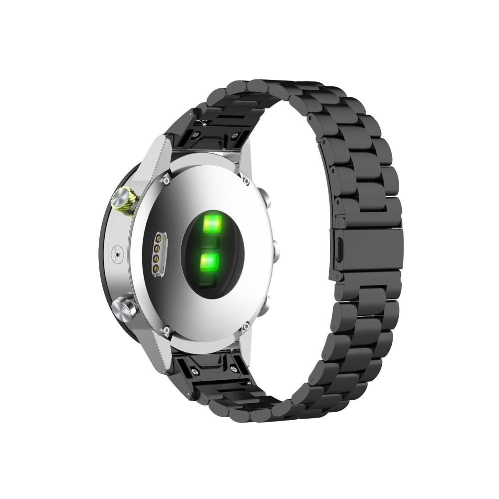 Metallarmband Garmin Fenix 7X svart