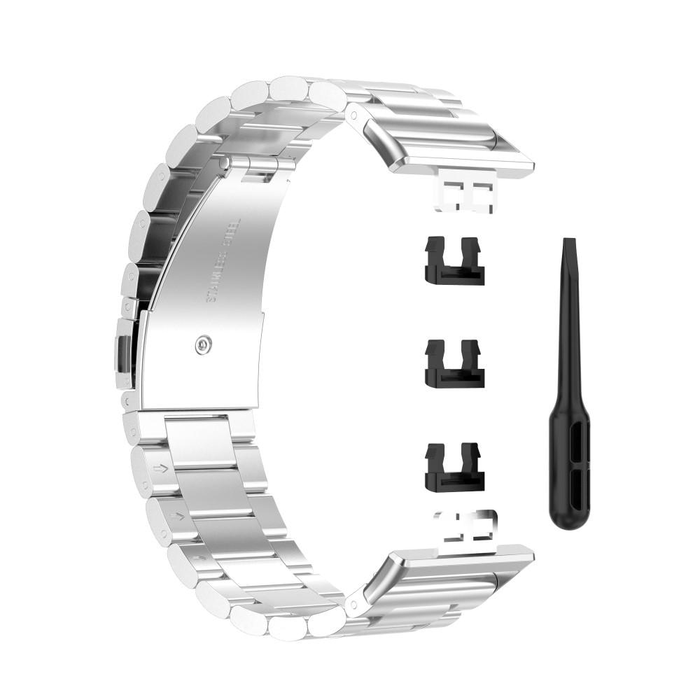 Metallarmband Huawei Watch Fit silver