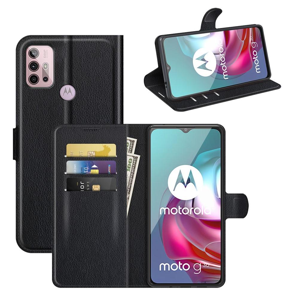 Mobilfodral Motorola Moto G10/G20/G30 svart