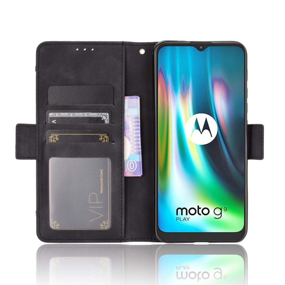 Multi Plånboksfodral Motorola Moto E7 Plus svart