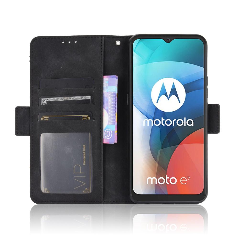 Multi Plånboksfodral Motorola Moto E7 svart