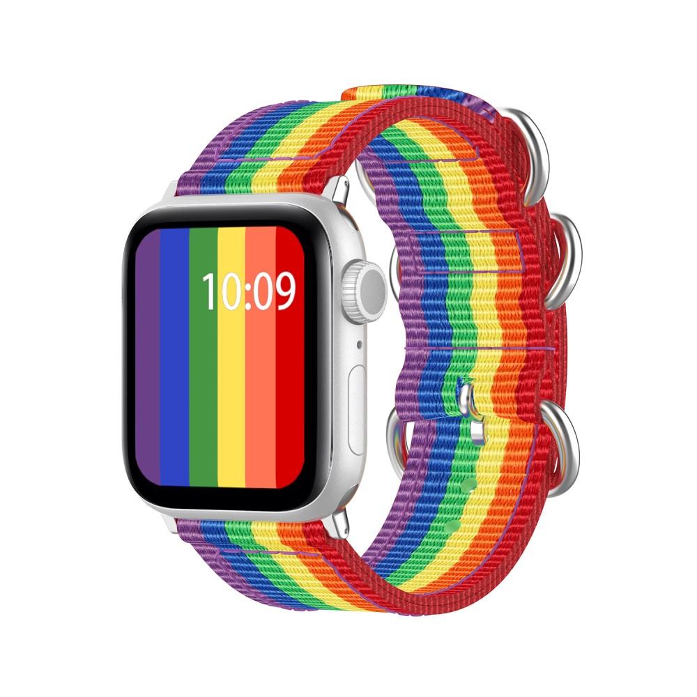 Natoarmband Apple Watch SE 40mm regnbåge