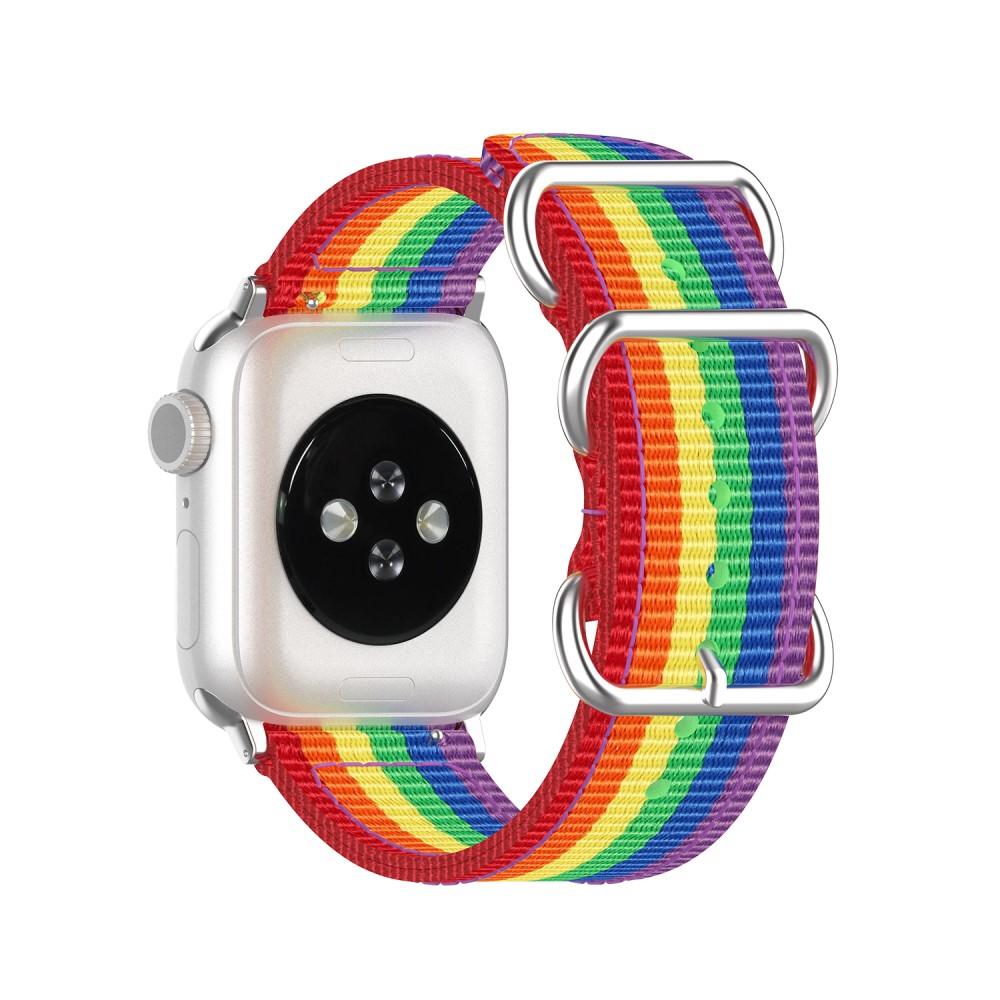 Natoarmband Apple Watch Ultra 49mm regnbåge