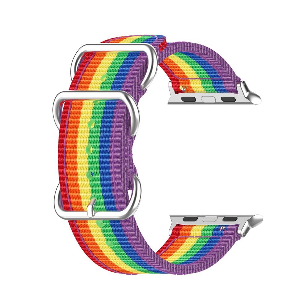 Natoarmband Apple Watch 41mm Series 8 Rainbow